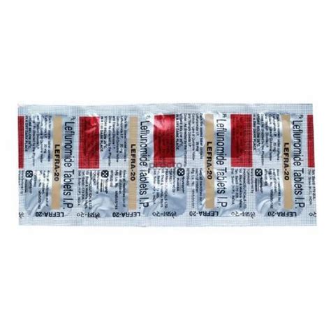 Leflunomide Tablets Lefra At Rs Stripe Leflunomide Tablet In