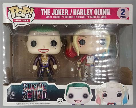 Funko Pop De Vinilo Del Escuadrón Suicida Joker Y Harley Quinn