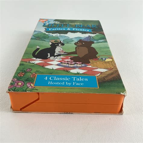 Nick Jr Little Bear Vhs Tape Parties And Picnics Animated Episodes Vintage 1998 Vhs Tapes