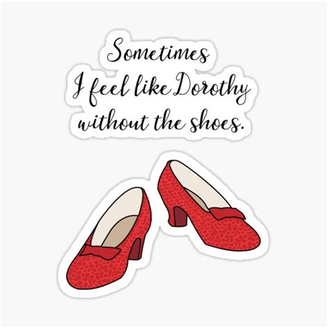 "Dorothy's Shoes" Sticker by demibold | Redbubble