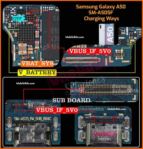 Samsung Galaxy A50 A505F Charging Ways Repair Not Charging Problem