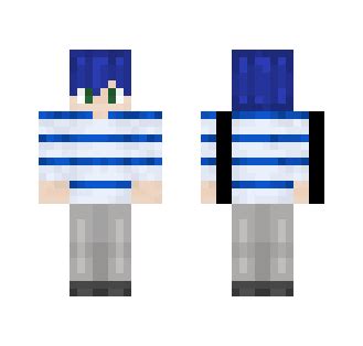 Download Blue hair boy Minecraft Skin for Free. SuperMinecraftSkins