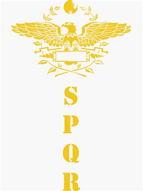 "SPQR Roman Legion" Sticker by ErianAndre | Redbubble