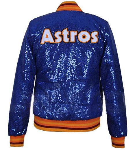 Astros Sequin Jacket Rockstar Jacket