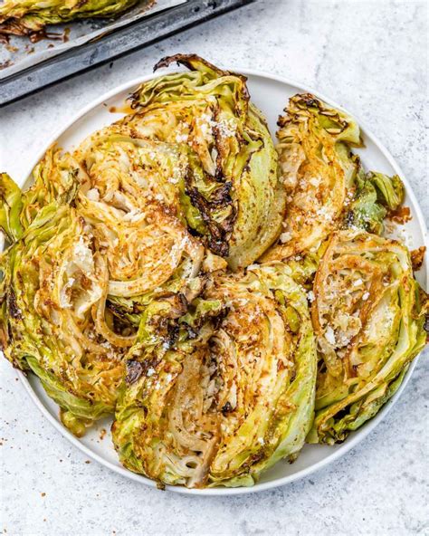 Roasted Parmesan Cabbage Clean Food Crush