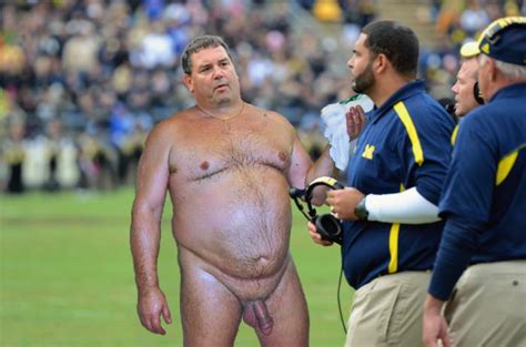 Post 1764652 Brady Hoke Fakes Football Pigtaurus Sports