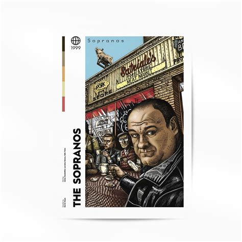 The Sopranos Poster, the Sopranos Wall Art, the Sopranos Home Decor ...