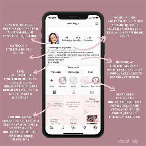 Como Organizar Um Perfil No Instagram Arquitetosdesucesso Socialmedia Dicasdigitais