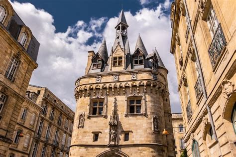 Oude Poortingang Naar De Stad Bordeaux Porte Caihau Prachtig