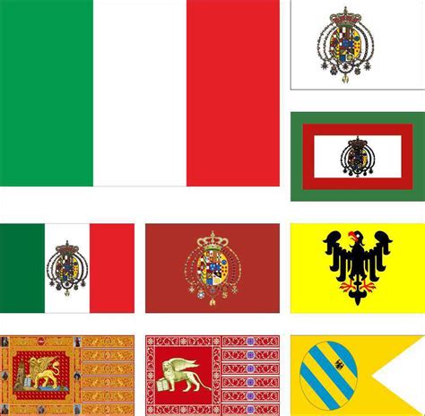 Italy Flag Duchy Of Urbino Venice Republic Two Sicilies Kingdom Royal