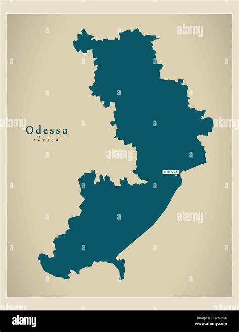 Odessa Map Fotografías E Imágenes De Alta Resolución Alamy