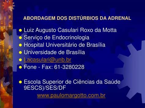 PPT ABORDAGEM DOS DISTÚRBIOS DA ADRENAL PowerPoint Presentation free