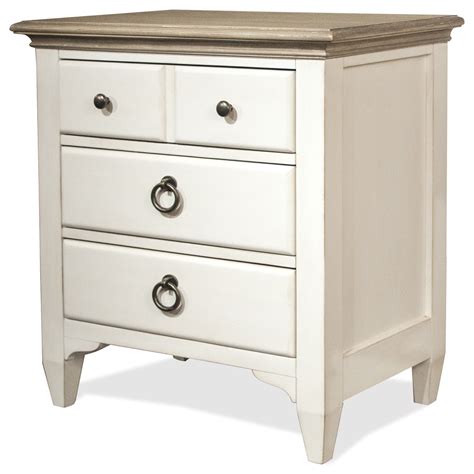 Riverside Furniture Myra Drawer Nightstand With Dual Usb