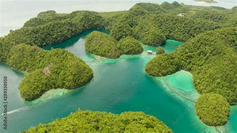 Vid O Stock Cove And Blue Lagoon Among Small Islands Covered With