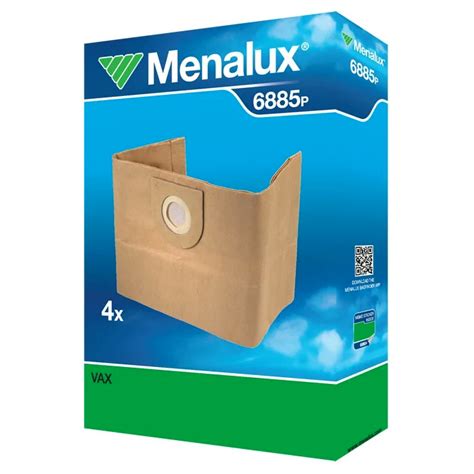 Купить Мешки пылесборники для пылесосов VAX - Menalux 6885P, 4 шт за ...