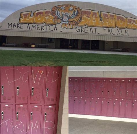 Los Banos High School Vandalized With Pro Trump Graffiti