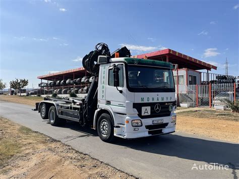 Mercedes Benz Actros 2541 Hook Lift Truck For Sale Bulgaria Koprinka