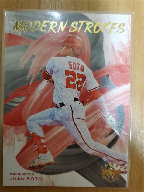 未使用に近いjuan soto panini diamond kings baseball 2022 modern strokes