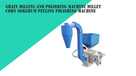 China Grain Milling And Polishing Machine Millet Polishing Machine Corn