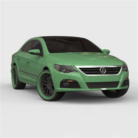 Volkswagen Passat CC 3d - Rendercar скачать бесплатно