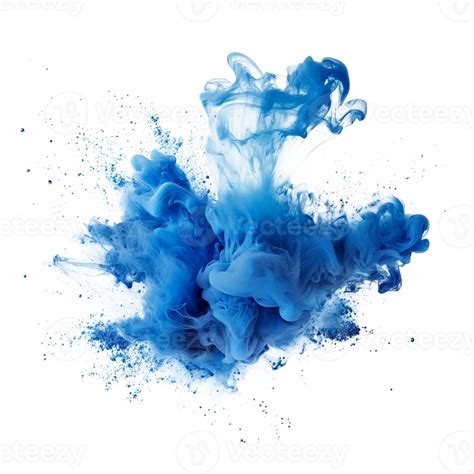 Blue Ink Splash 53578988 Png