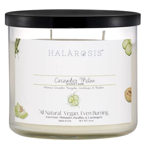 Cucumber Melon Candle Soy Candles 17 Oz Halárosis