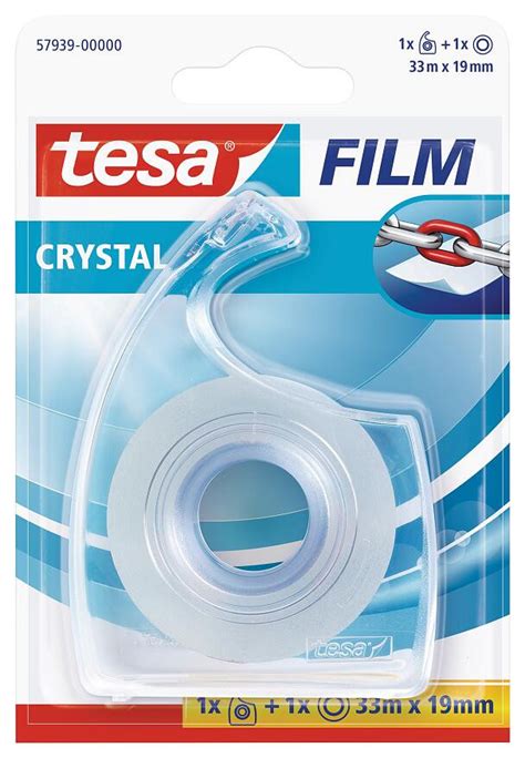 Ta Ma Biurowa Tesafilm Crystal Z Dyspenserem Tesa M X Mm