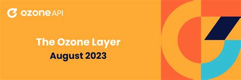 The Ozone Layer: August 2023