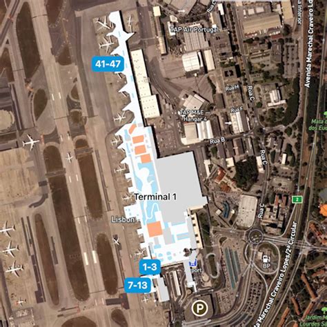 Lisbon Portela Airport Map | LIS Terminal Guide