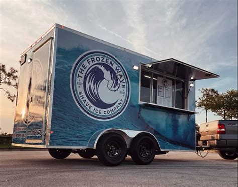 Best Food Trucks The Frozen Wave Shave Ice Company Menu