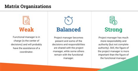 Types Of Project Organizations Functional Projectized And Matrix