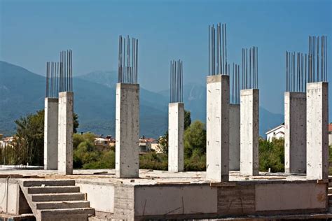 Pilares De Hormig N Armado En Obra