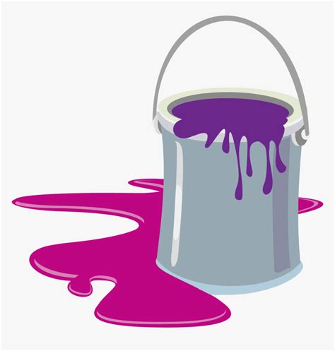 Clip Art Paint Bucket Clipart - Paint Can Clip Art, HD Png Download ...