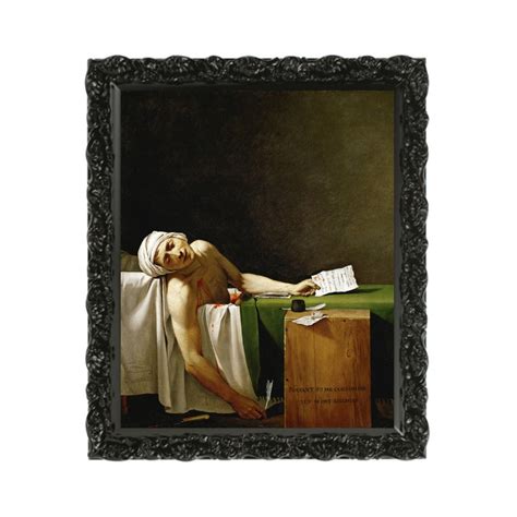 The Death of Marat, Vintage Sad Art, Classical Art Digital Download ...