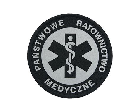 Emblemat Odblaskowy Velcro Sortmund Pa Stwowe Ratownictwo Medyczne