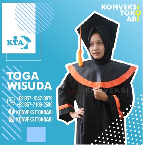 Toga Wisuda S Konveksi Toko Abi