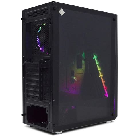 Gabinete Aureox Lynx Arx 390g 1 Fan Argb Atx Mid Tower