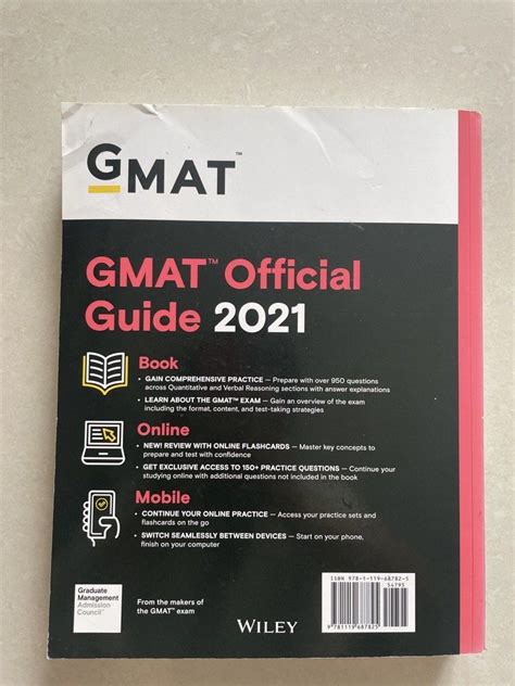 GMAT 2021 Official Guide With Code Hobbies Toys Books Magazines