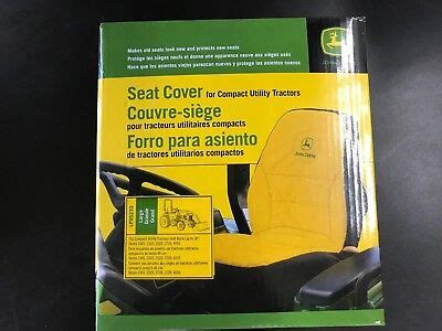 John Deere Compact Utility Tractor Large Seat Cover Lp Velcromag