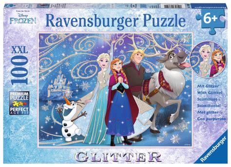 Puzzle Sclipici Frozen 100XXL 100 Număr piese Puzzle Mania ro