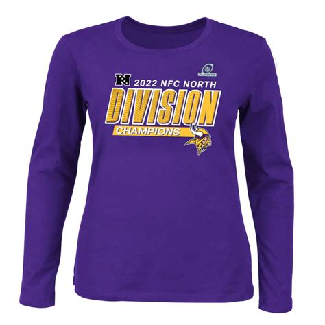 Minnesota Vikings 2022 Nfc North Division Champions Divide And Conquer Long Sleeve T Shirt