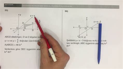 ANALİTİK GEOMETRİ 8 Alan Soruları YouTube