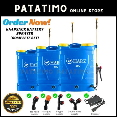 OFFER 16L 18L 20L Knapsack Battery Sprayer Pump Pam Racun Bateri