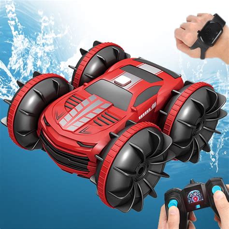 Dsseng New Amphibious Remote Control Car Ghz Dual Rc Stunt Car