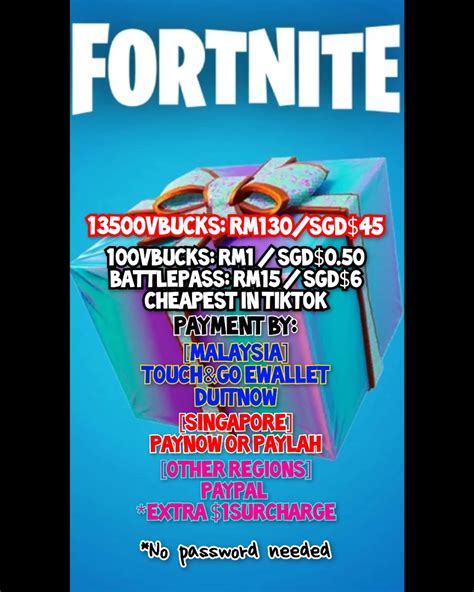 Fortnite Vbucks, Video Gaming, Gaming Accessories, Game Gift Cards & Accounts on Carousell