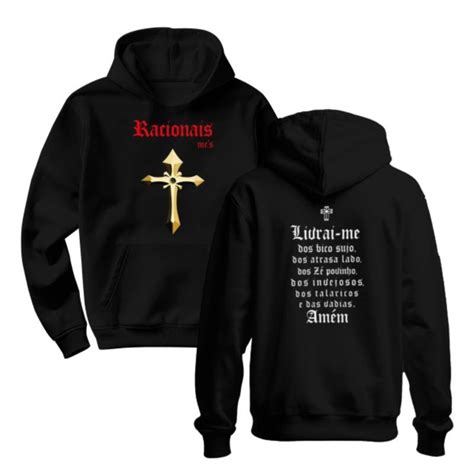 Moletom Canguru Unissex Racionais Mc S Ora O Blusa De Frio Shopee Brasil