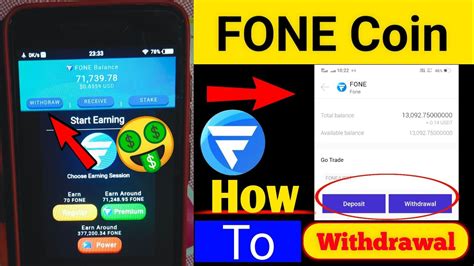 Fone Pht Mining Withdrawal Live Proof How To Withdrawal Fone Coin