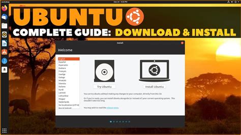 Ubuntu Complete Beginners Guide Download And Installing Ubuntu Youtube