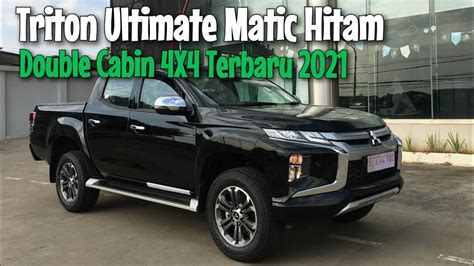 Review Mitsubishi Triton Double Cabin Ultimate 4X4 Matic Warna Hitam