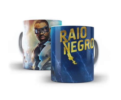 Caneca Raio Negro série Modelo 01 Elo7 Produtos Especiais